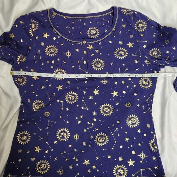 BLACKMILK magic mascots navy blue and gold long sleeve comfy top‎ Harry Potter L - Picture 9 of 10